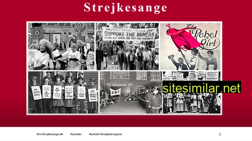 strejkesange.dk alternative sites