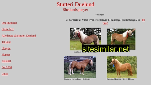 stutteri-duelund.dk alternative sites