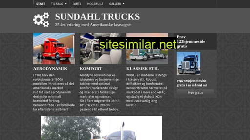 sundahltrucks.dk alternative sites
