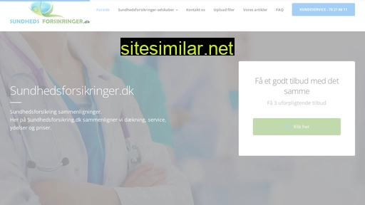 sundhedsforsikringer.dk alternative sites