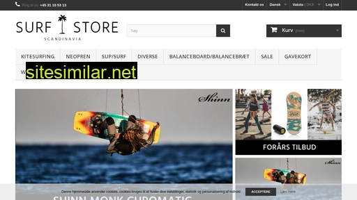 surfstore.dk alternative sites