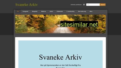 svanekearkiv.dk alternative sites
