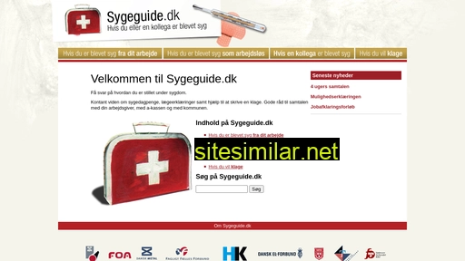 sygeguide.dk alternative sites