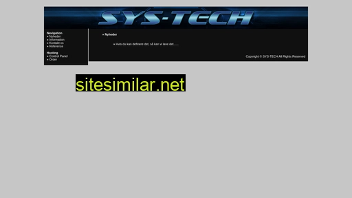 sys-tech.dk alternative sites