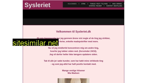 sysleriet.dk alternative sites