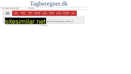 tagberegner.dk alternative sites