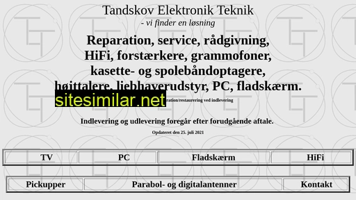 tandskov.dk alternative sites