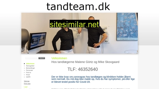 tandteam.dk alternative sites