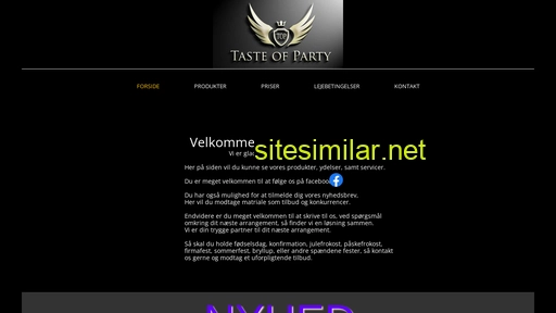 tasteofparty.dk alternative sites