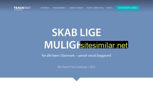 teachfirst.dk alternative sites