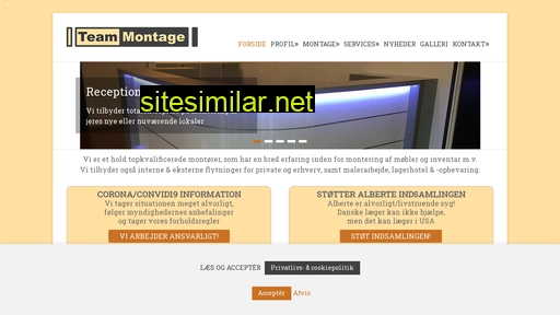 teammontage.dk alternative sites