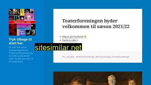 teaterogmusikodsherred.dk alternative sites
