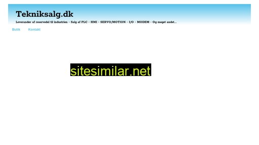 tekniksalg.dk alternative sites