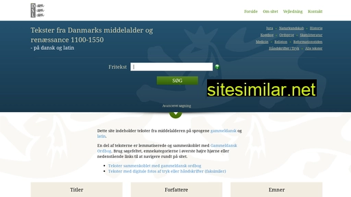 tekstnet.dk alternative sites