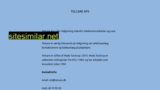 telcare.dk alternative sites