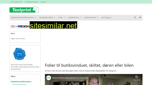 textprint.dk alternative sites