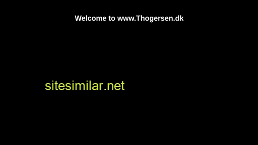 thogersen.dk alternative sites