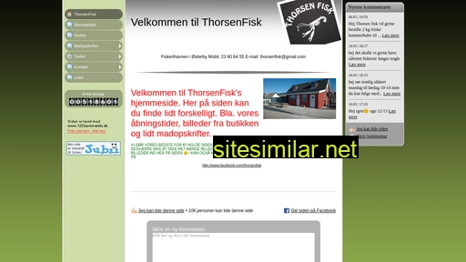 thorsenfisk.dk alternative sites