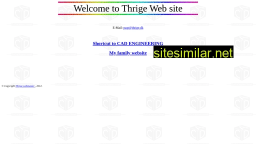 thrige.dk alternative sites