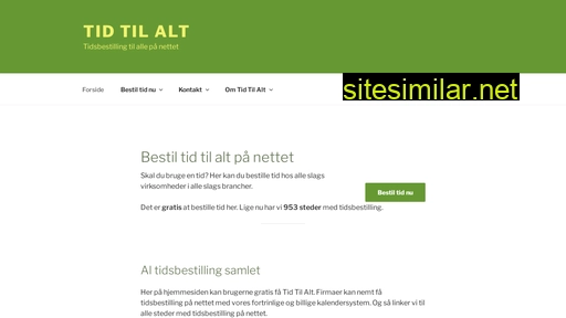 tidtilalt.dk alternative sites