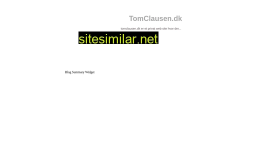tomclausen.dk alternative sites