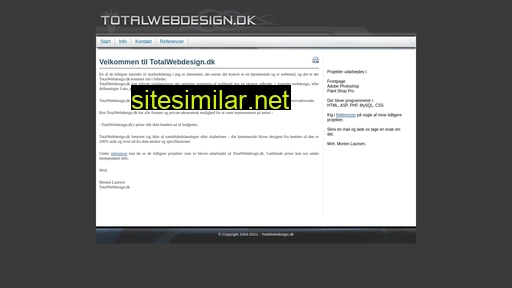 totalwebdesign.dk alternative sites
