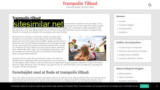Trampolin-tilbud similar sites
