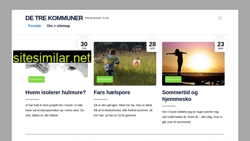 trekommuner.dk alternative sites