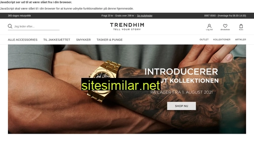 trendhim.dk alternative sites