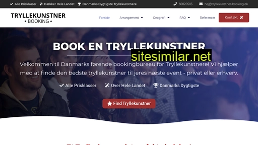 tryllekunstner-booking.dk alternative sites