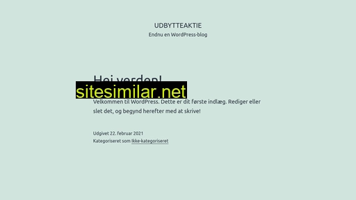 udbytteaktie.dk alternative sites