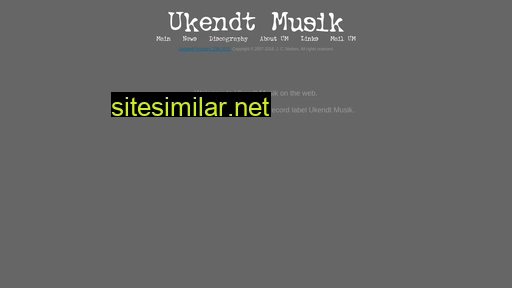 ukendtmusik.dk alternative sites