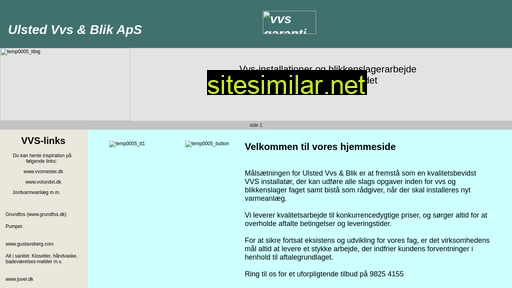 ulstedvvs.dk alternative sites