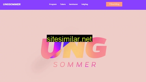 ungsommer.dk alternative sites
