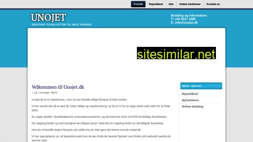 unojet.dk alternative sites
