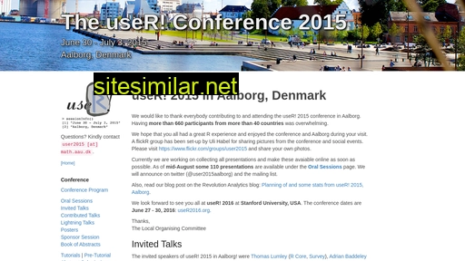 user2015.math.aau.dk alternative sites