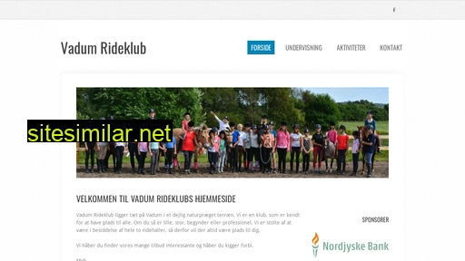 Vadum-rideklub similar sites