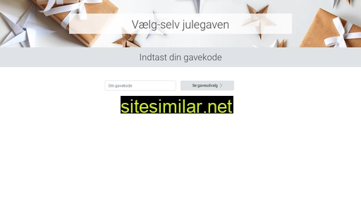 vaelgjulegave.dk alternative sites