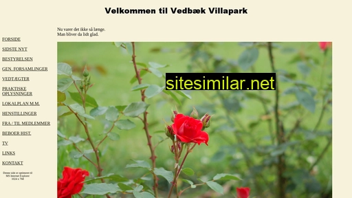 vedbaek-villapark.dk alternative sites