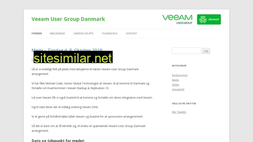 veeamug.dk alternative sites