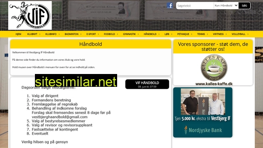 vestbjerg-haandbold.dk alternative sites