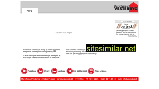 vesterbyg.dk alternative sites