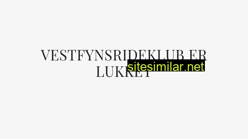 vestfynsrideklub.dk alternative sites