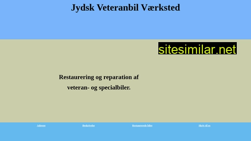 veteranbiler.dk alternative sites