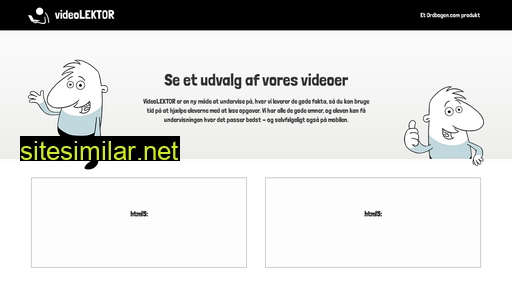 videolektor.dk alternative sites
