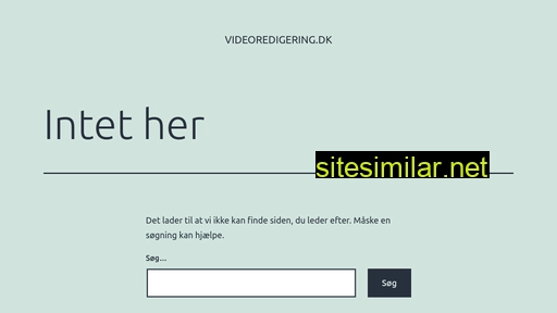 videoredigering.dk alternative sites