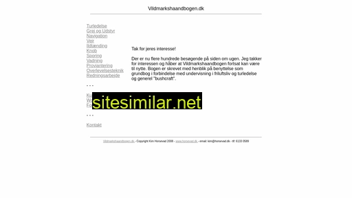 vildmarkshaandbogen.dk alternative sites