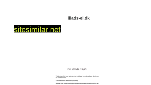 villads-el.dk alternative sites