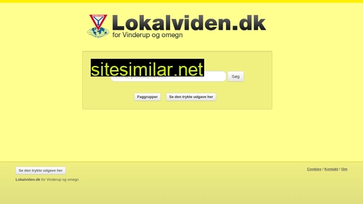 vinderup.lokalviden.dk alternative sites