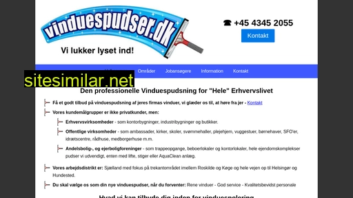 vinduespudser.dk alternative sites